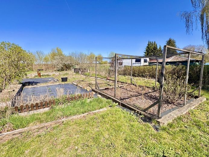 HORN IMMOBILIEN ++ Einfamilienhaus mit großem Grundstück in Ramin an der polnischen Grenze. – Garten