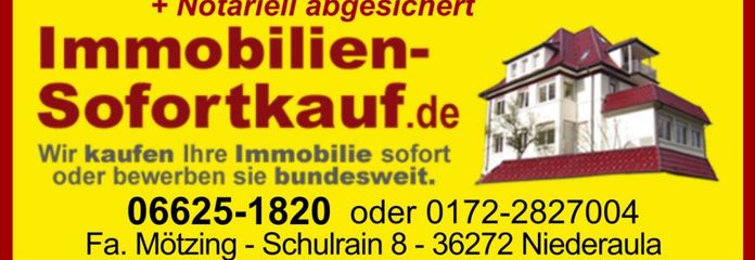 Vollverkauf Plus..."Wir kaufen Ihre Immobilie sofort!" – Bild 1