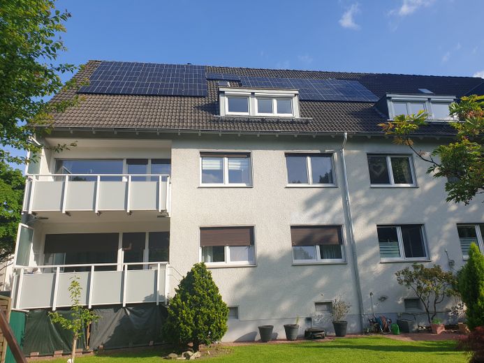 Ruhiges Wohnen, stadtnah in Ge-Buer mit Balkon, Terrasse & Garten – Balkonansicht