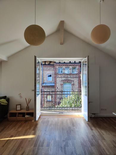 franz. Balkon im Wohnbereich