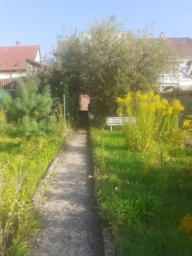 Garten Ansicht von unten