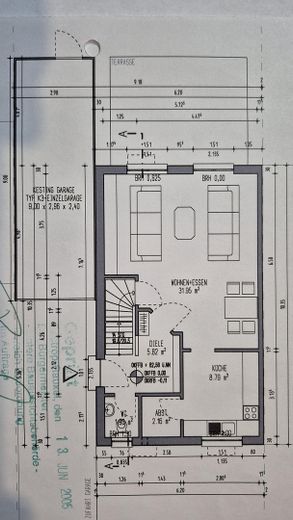 Top gepflegte Doppelhaushälfte in Becklem | 6 Zimmer | Wärmepumpe | PV-Anlage | A+ Energieeffizienz – Grundriss Erdgeschoss