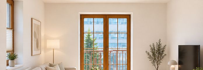 Bright 2.5-room apartment with balcony - In the heart of Cossebaude – Wohnzimmer