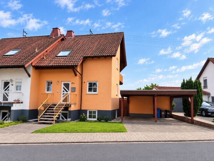 Doppelhaushälfte mit Einliegerwohnung, Garten und Doppelcarport – Foto 1