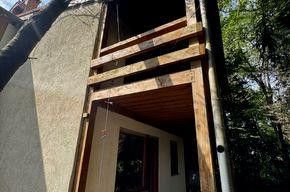 Seitenansicht Balkon