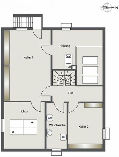 Grundriss Untergeschoss