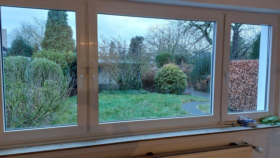 Blick aus dem Wohnzimmer