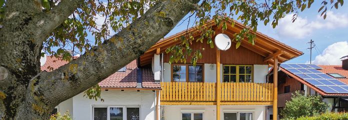 Südansicht mit Garten