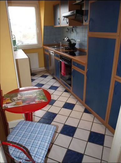 Apartment mit Aussicht chic möbliert 35qm Elberfeld Nähe Rathaus, St. Josef, Bayer + Nordbahntrasse – Küche