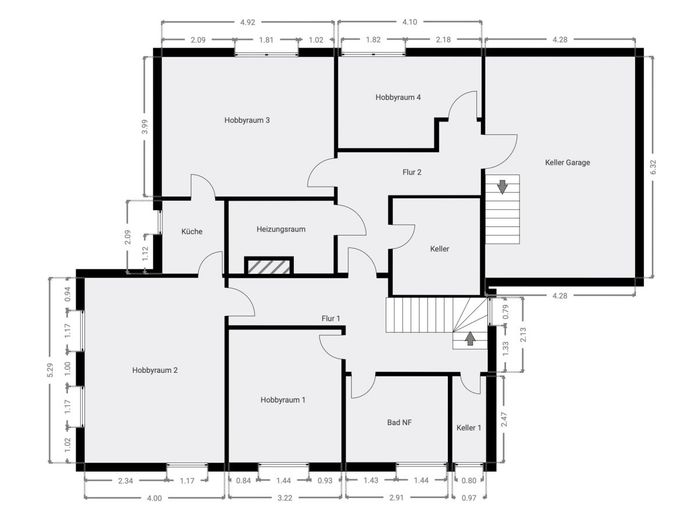 Grundriss Untergeschoss