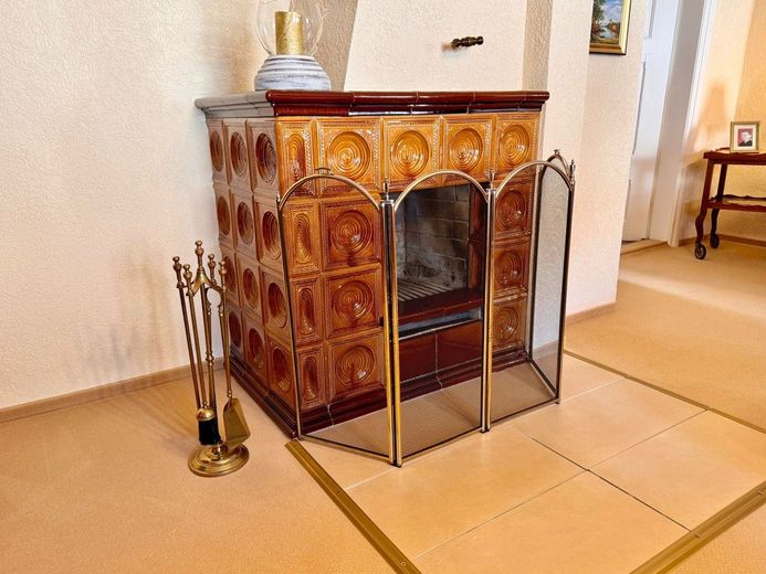 mit offenen Kamin