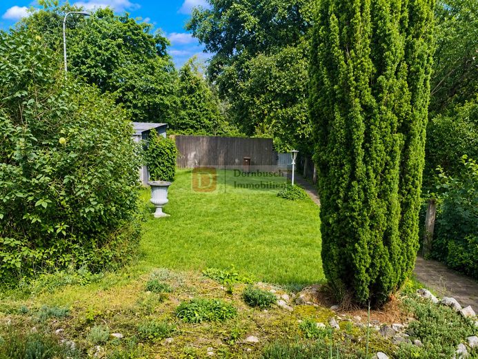 Freistehendes, idyllisch gelegenes, Häuschen in Mühlheim am Main – Gartenansicht