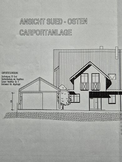 Plan Straßenansicht