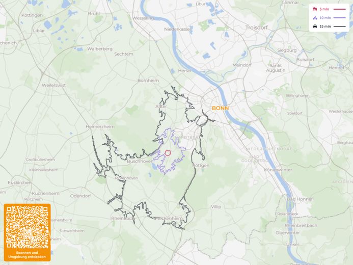 Clevere Kapitalanlage: Vermietete Singlewohnung mit Blick ins Grüne – Makrolage