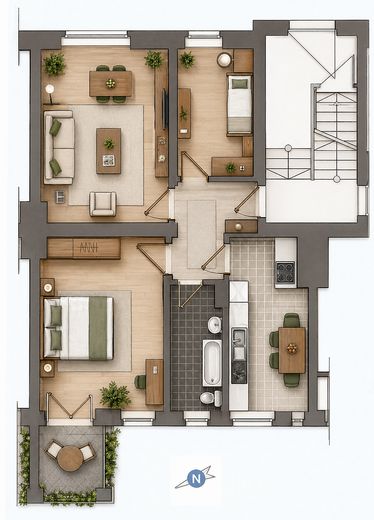 2,5 Zimmer Altbau, provisionsfrei! – Foto 23