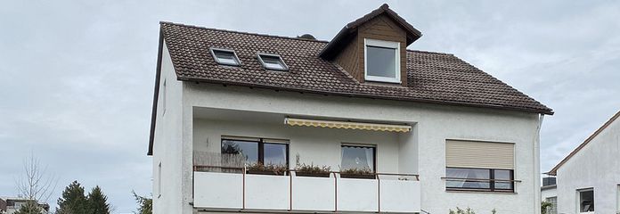 Blick aufs Grundstück
