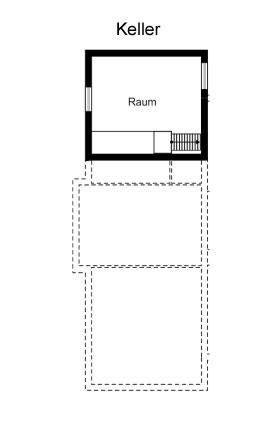 Möbliertes Haus 154 m² | 5,5 Zi | Garten | nahe Nienstedten | Wohnen auf Zeit 3–33 Monate – Grundriss Keller
