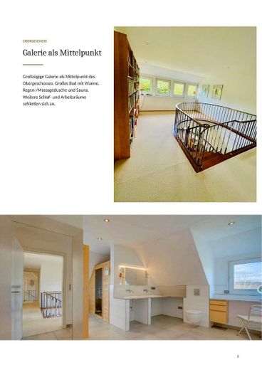 Ein Zuhause mit Charakter – Galerie und Badezimmer OB