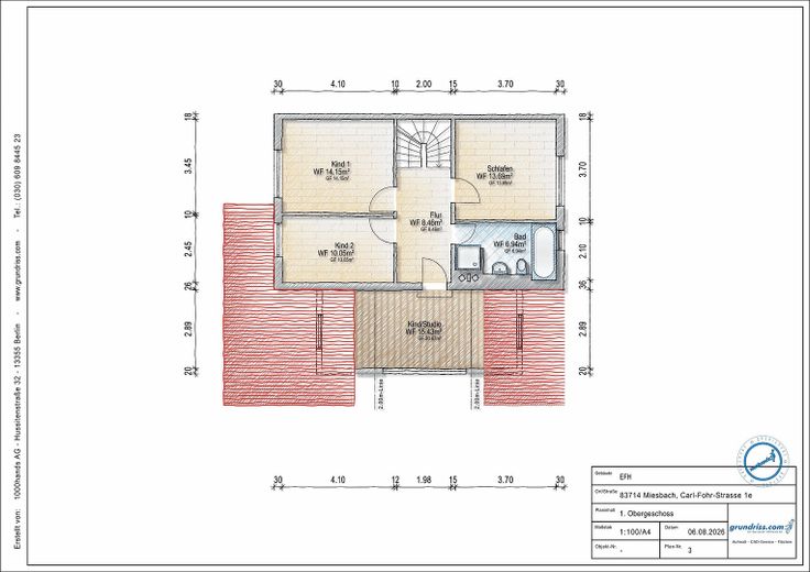Schönes Haus in Miesbach – 1. OG