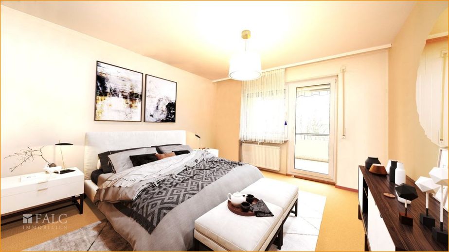 Schlafzimmer visualisiert