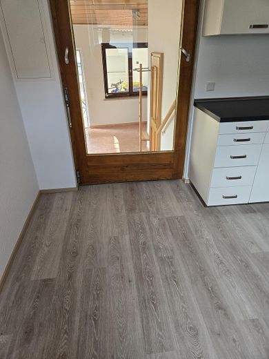 Küche u. Blick Zi. 1