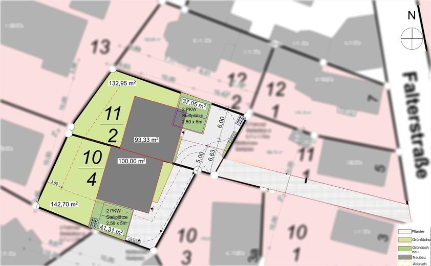 No commission: 2 building plots with preliminary building permit for semi-detached houses – also available individually from €179,000 – Photo 15