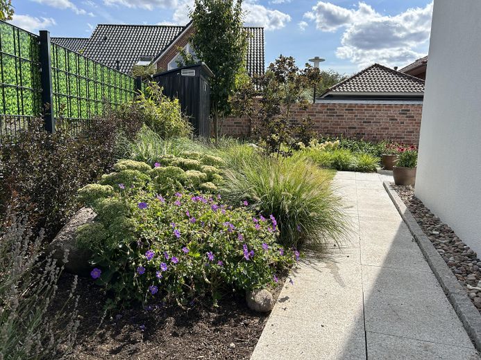 Kleines und modernes Häuschen für Single oder Pendler – Gartenbereich