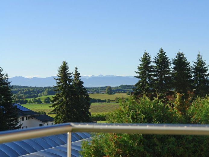 Blick vom Balkon