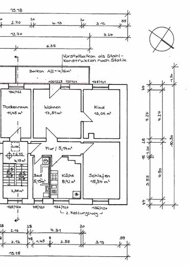 Helle 3-Zimmer-Dachgeschosswohnung mit Balkon & Einbauküche – Haustiere erlaubt – Foto 11