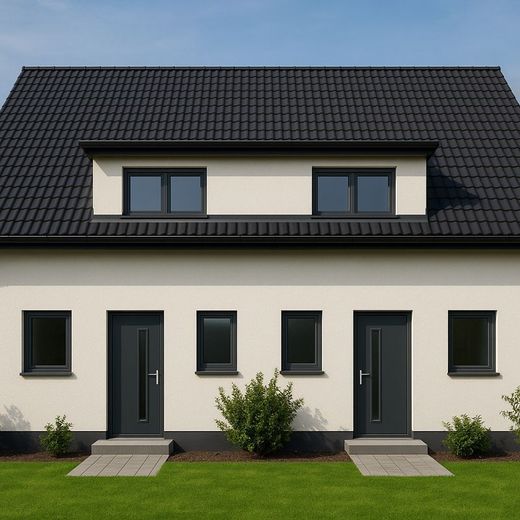 Neubau in Planung: Moderne Doppelhaushälfte in Top-Lage Prisdorf – Hausansicht vorne
