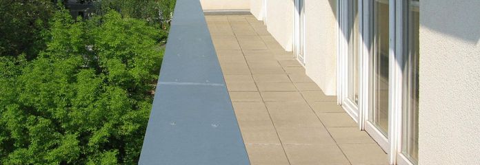 Dachterrasse zum Westen