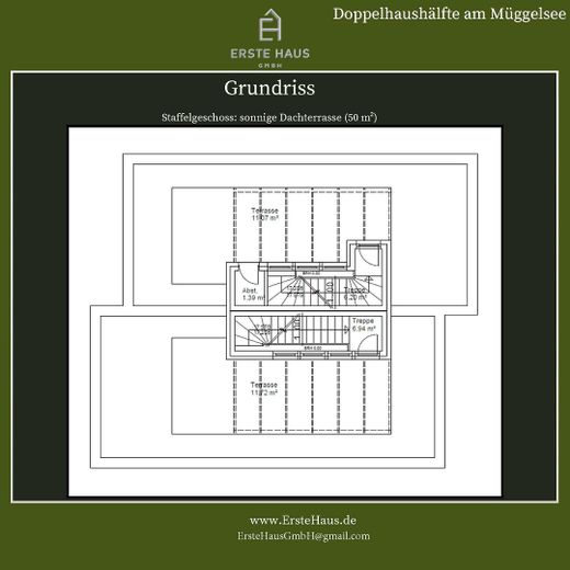 Neubau-Doppelhaushälfte A+ in Berlin-Müggelheim – 150 m², große Dachterrasse, provisionsfrei – Foto 18
