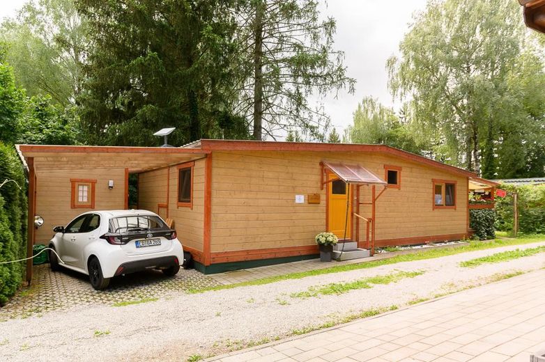 Mobilhome - Holzbohlenhaus 91qm Wohnfläche auf einer Ebene – Foto 2