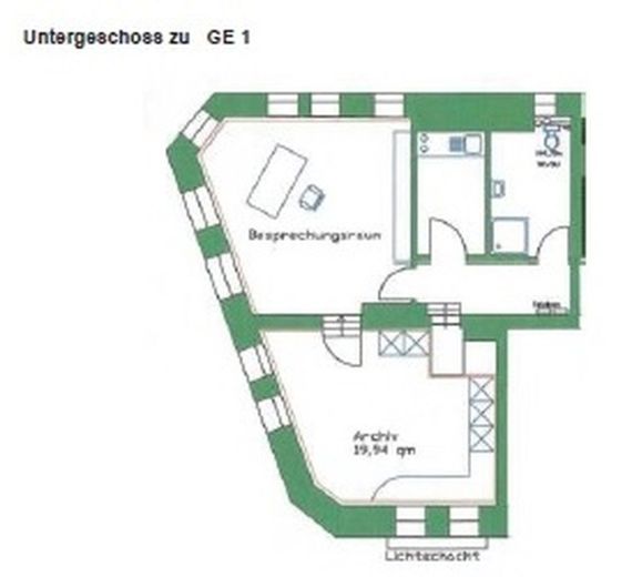 Grundriss Souterrain