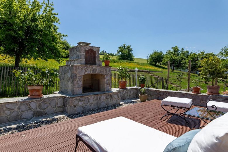 Offener Kamin Terrasse