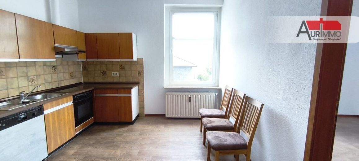 Wohn- und Geschäftshaus in Bestlage von Aurich – Büro OG Empfang - Küche