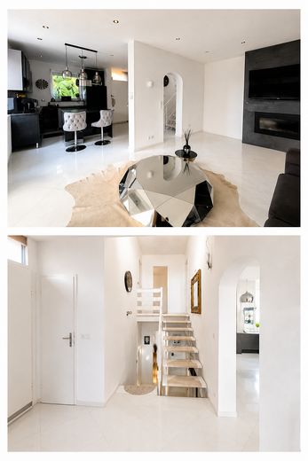 Modernisiertes Einfamilienhaus mit Wintergarten, Sauna und Whirlpool in Düsseldorf – Wohnküche 