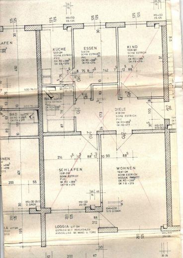 Grundriss Wohnung