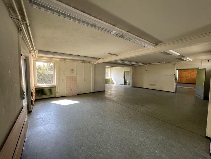 Posizione unica: edificio commerciale e casa unifamiliare direttamente al confine svizzero, presso la stazione ferroviaria – Gewerbehaus