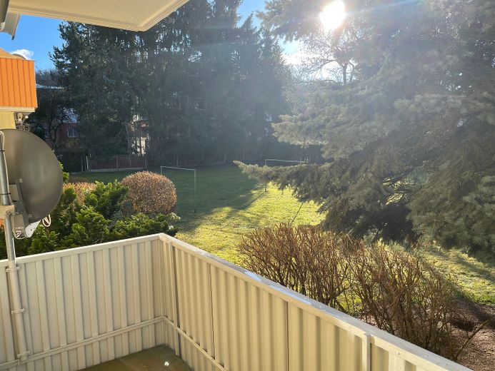 Ausblick aus dem Balkon