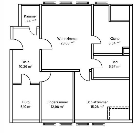 Appartement 4 pièces avec cuisine et garage à Coblence-Sud – Photo 20