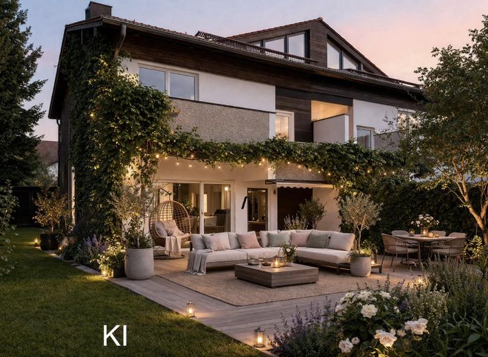 Große Doppelhaushälfte in Pullach - ohne Provision – Terrasse KI 