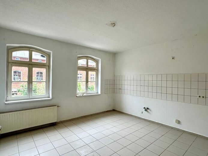 HORN IMMOBILIEN ++ uroczy dom dwurodzinny w Klein Helle, tylko 15 min do Neubrandenburga – Küche