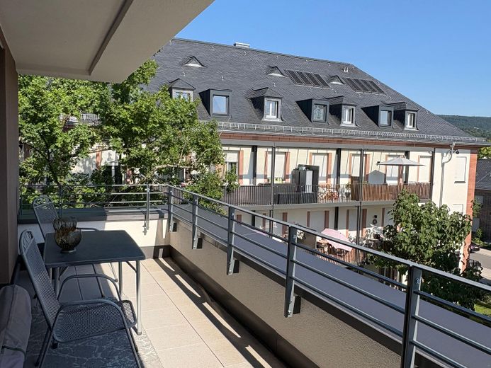 Penthouse met 2 dakterrassen | Campbell, Heidelberg | Direct te betrekken | 2 parkeerplaatsen in de ondergrondse parkeergarage – Südbalkon