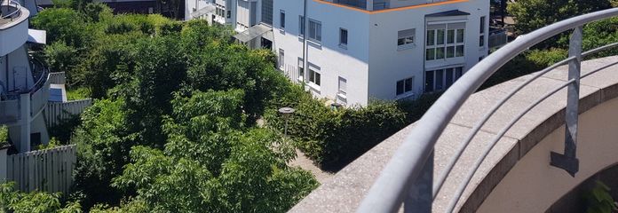 Blick auf die Wohnung