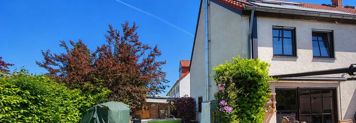 Haus Ansicht aus Garten