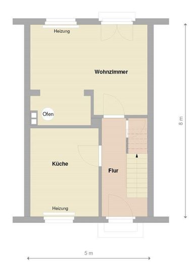 Fundstück: Schönes, sehr individuelles Reihenmittelhaus für Pärchen – EG