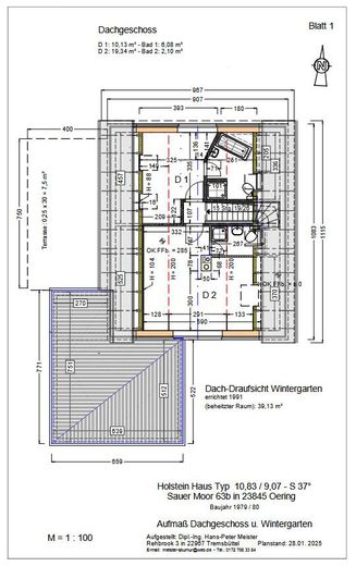 Grundriss Dachgeschoss