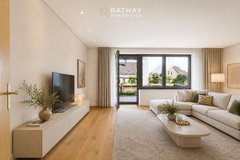 Charmanter Bungalow auf tollem Grundstück in Langquaid - viel Potenzial für Ihre Wohnideen – Visualisierung Wohnzimmer