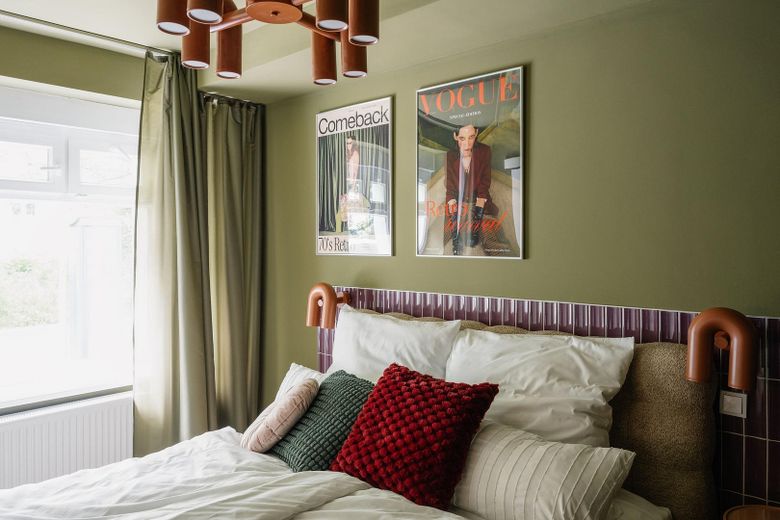Splendido appartamento per vacanze a Prenzlauer Berg Modern Red – Schlafzimmer Modern Red